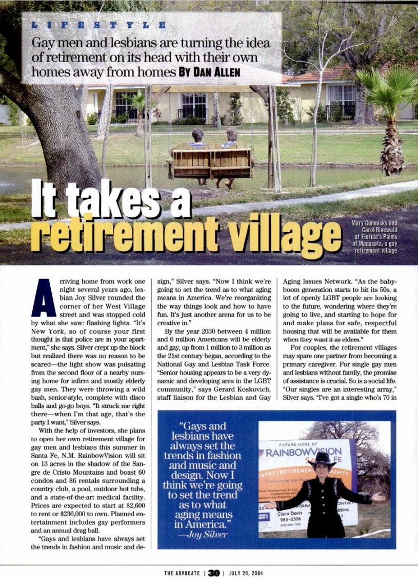 advocate | 20 jun 2004 | g&l retirement villages